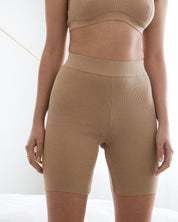 Knit Bike Short Sand