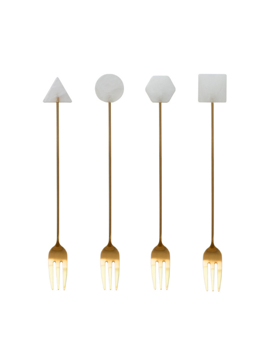 Lina Forks - Pack of 4 White L