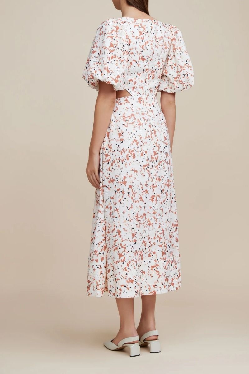 Roseville Dress Terazzo Print