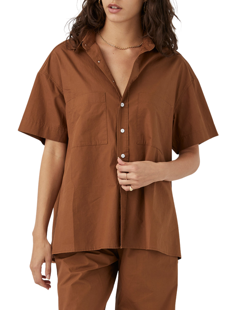 Drew Shirt - Pecan