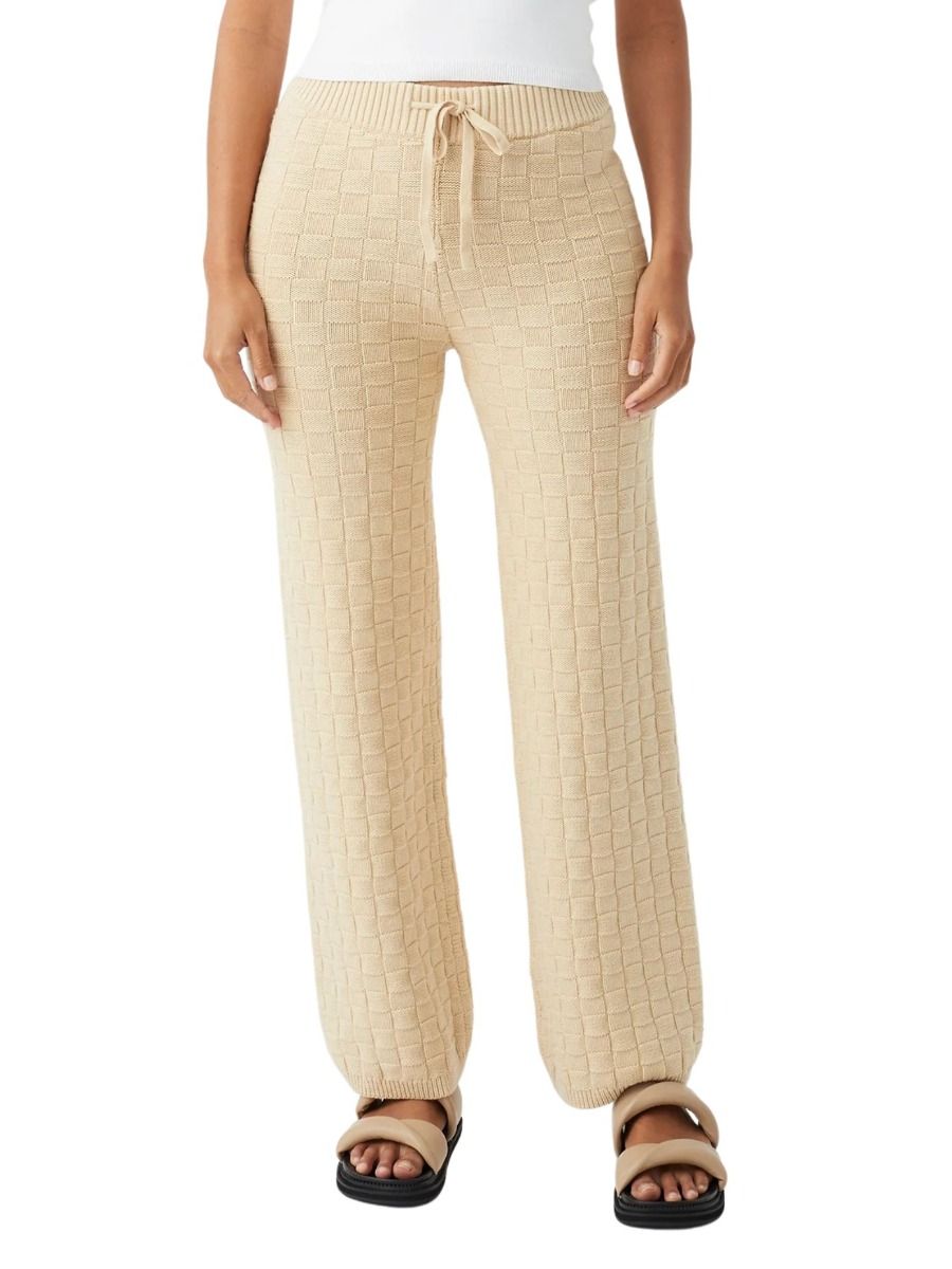 Sierra Organic Knit Pant - Oat