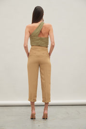 Natasha Trouser Dark Olive