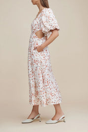 Roseville Dress Terazzo Print