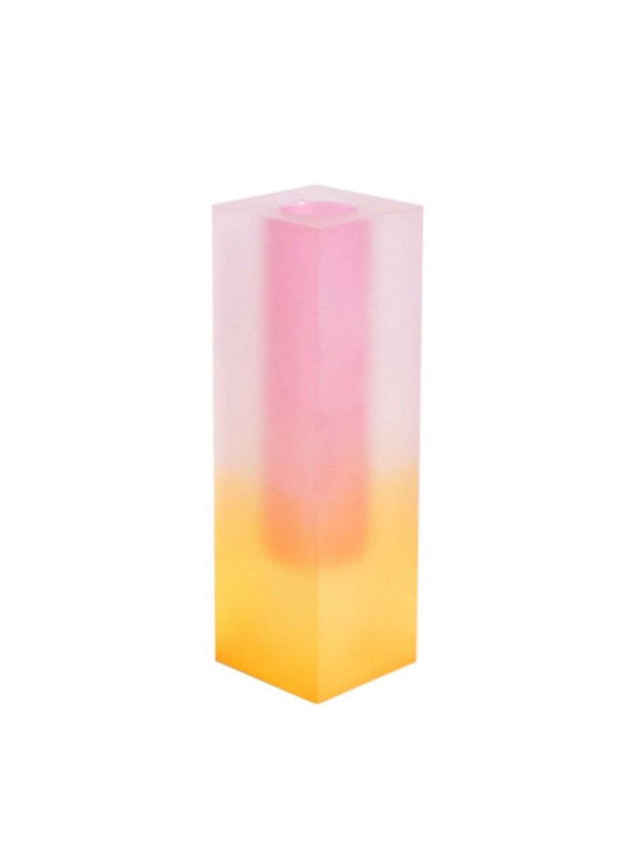 Leane Vase - Pink & Yellow