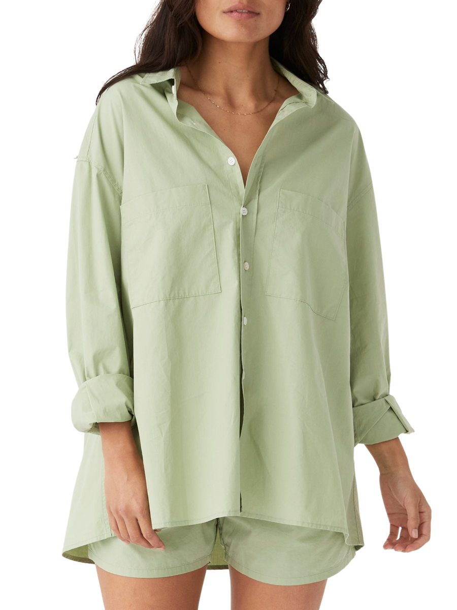 Dylan Long Sleeve Shirt - Sage