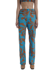 Low Rise Straight Trouser in Hawaii