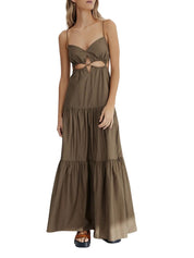 Addison Maxi Dress Khaki