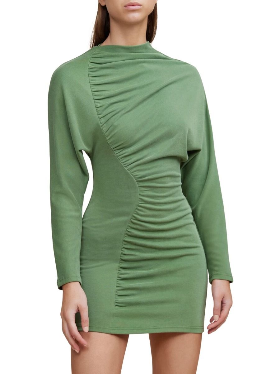 Fulham Dress Pine Green