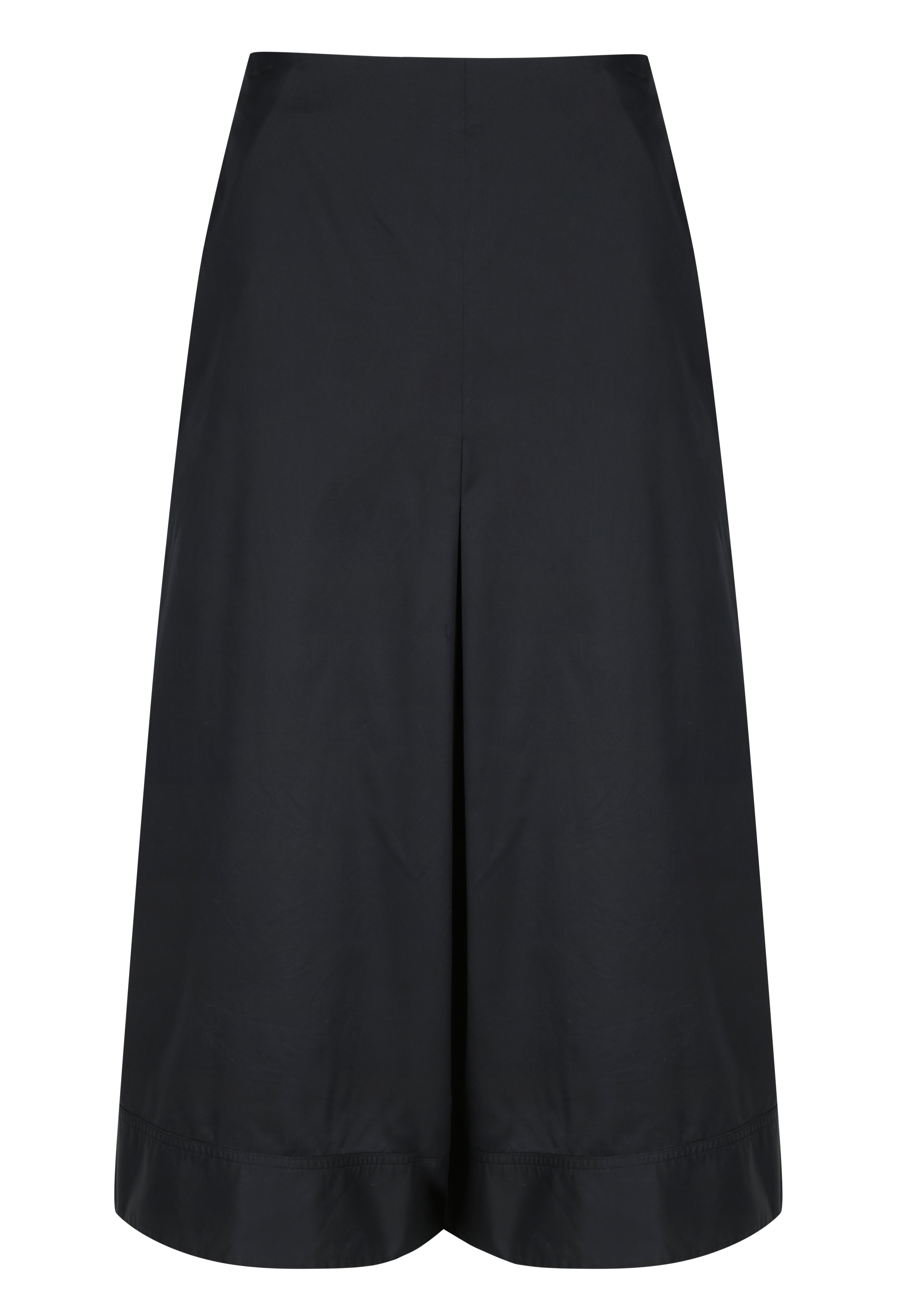 A-line pleat skirt Black