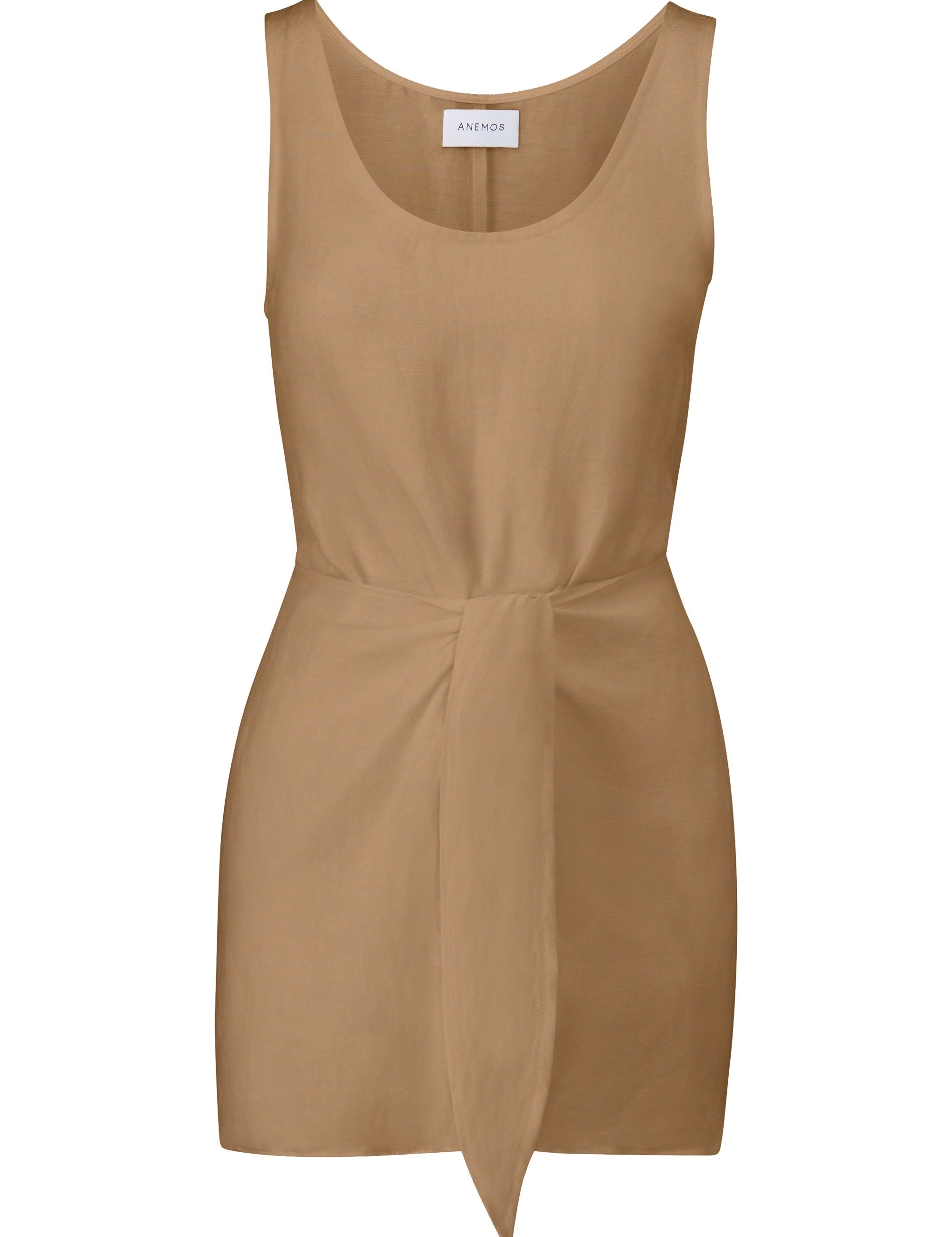 D.K. Mini Dress in Linen Cupro