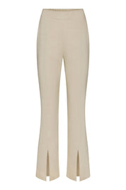 Front Slit Pant in Stretch Linen