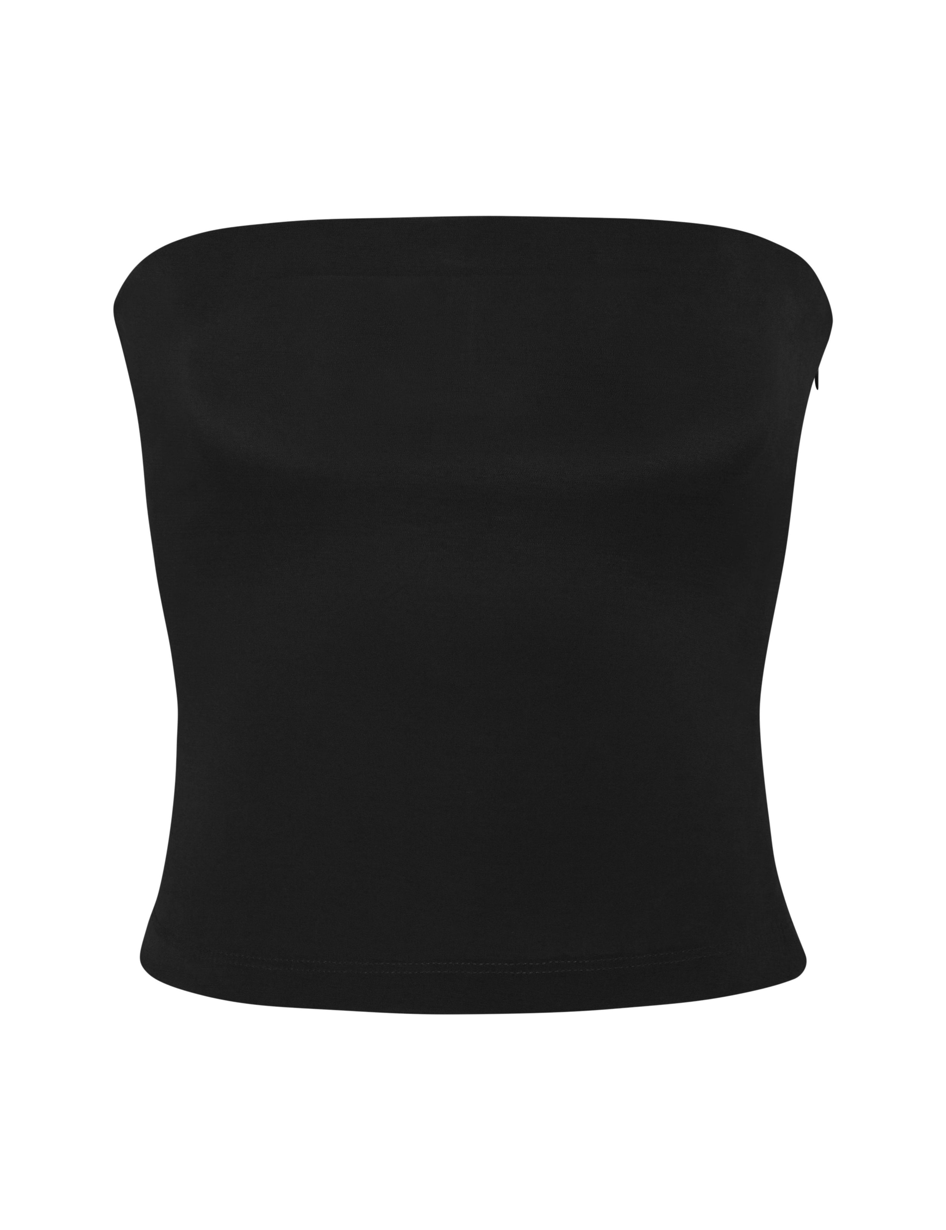 Ritts Strapless Top in Stretch Cupro