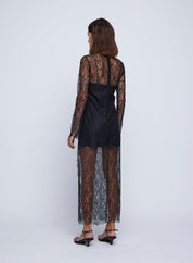 PRISCILLA DRESS - BLACK LACE