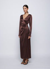 Harlow Dress Shaved Chocolate