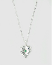 Amore Pendant green/silver