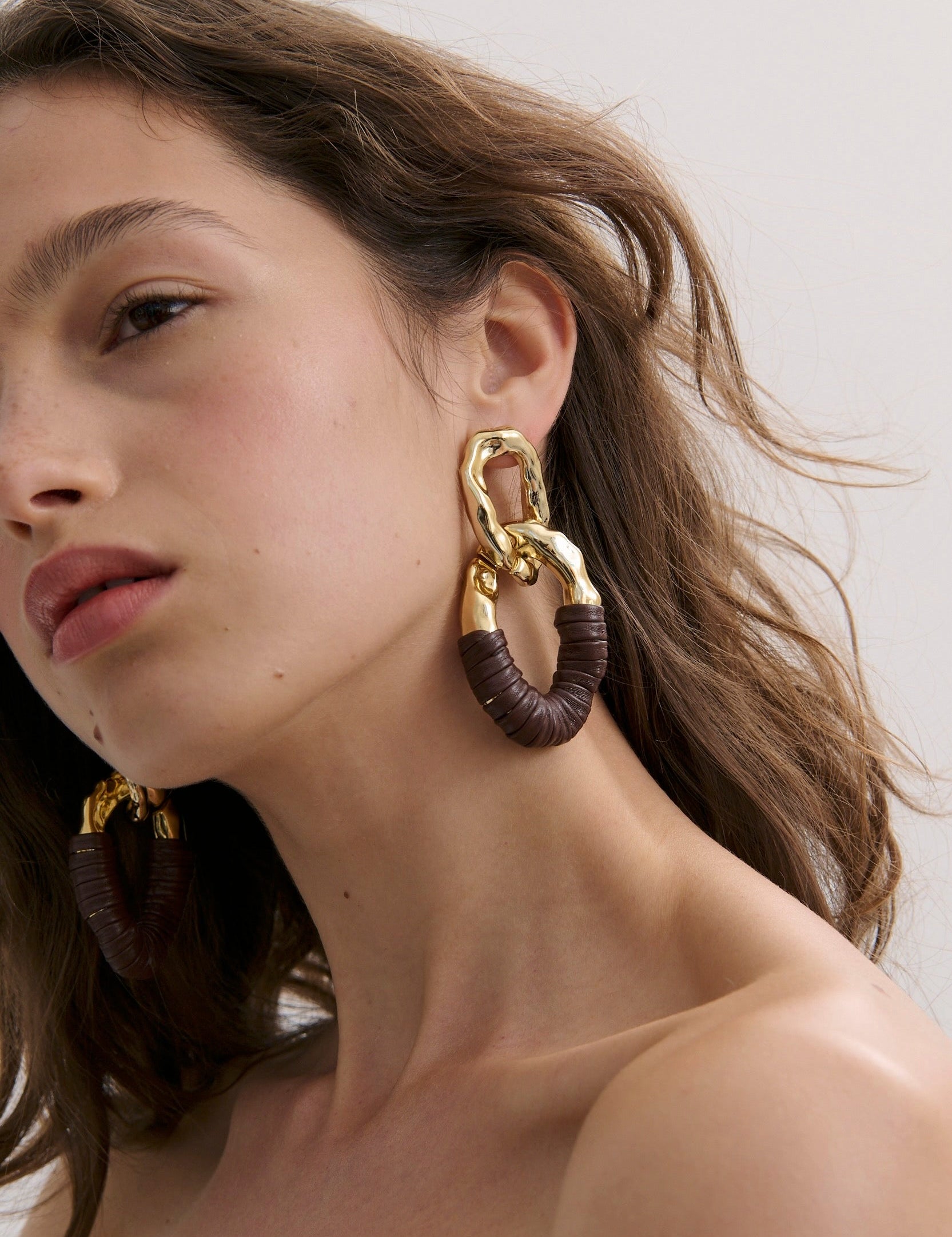 The Mega Link Earring (7689539977297)