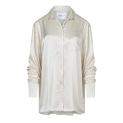 Signature Luxe Monogram Shirt, Ivory