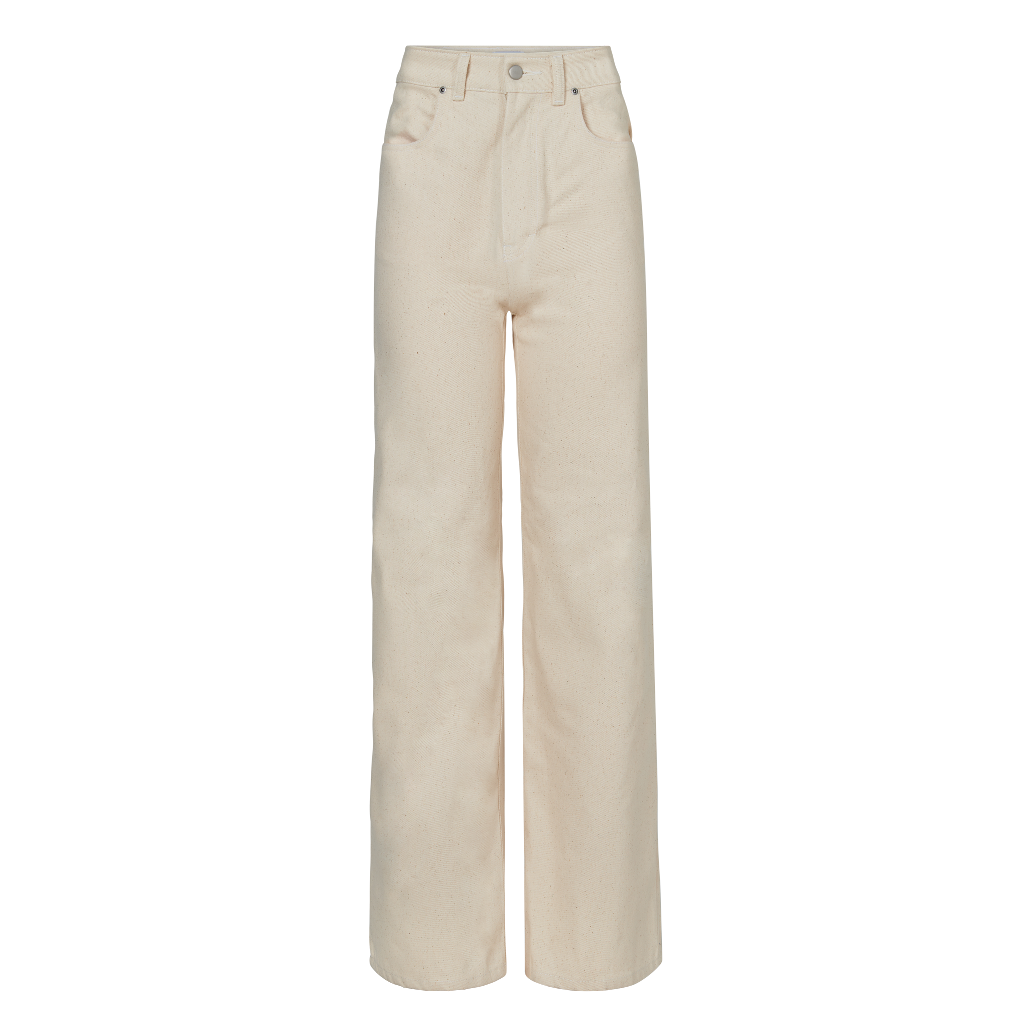 Monogram Regenerated Wide Leg Puddle Jean, Natural