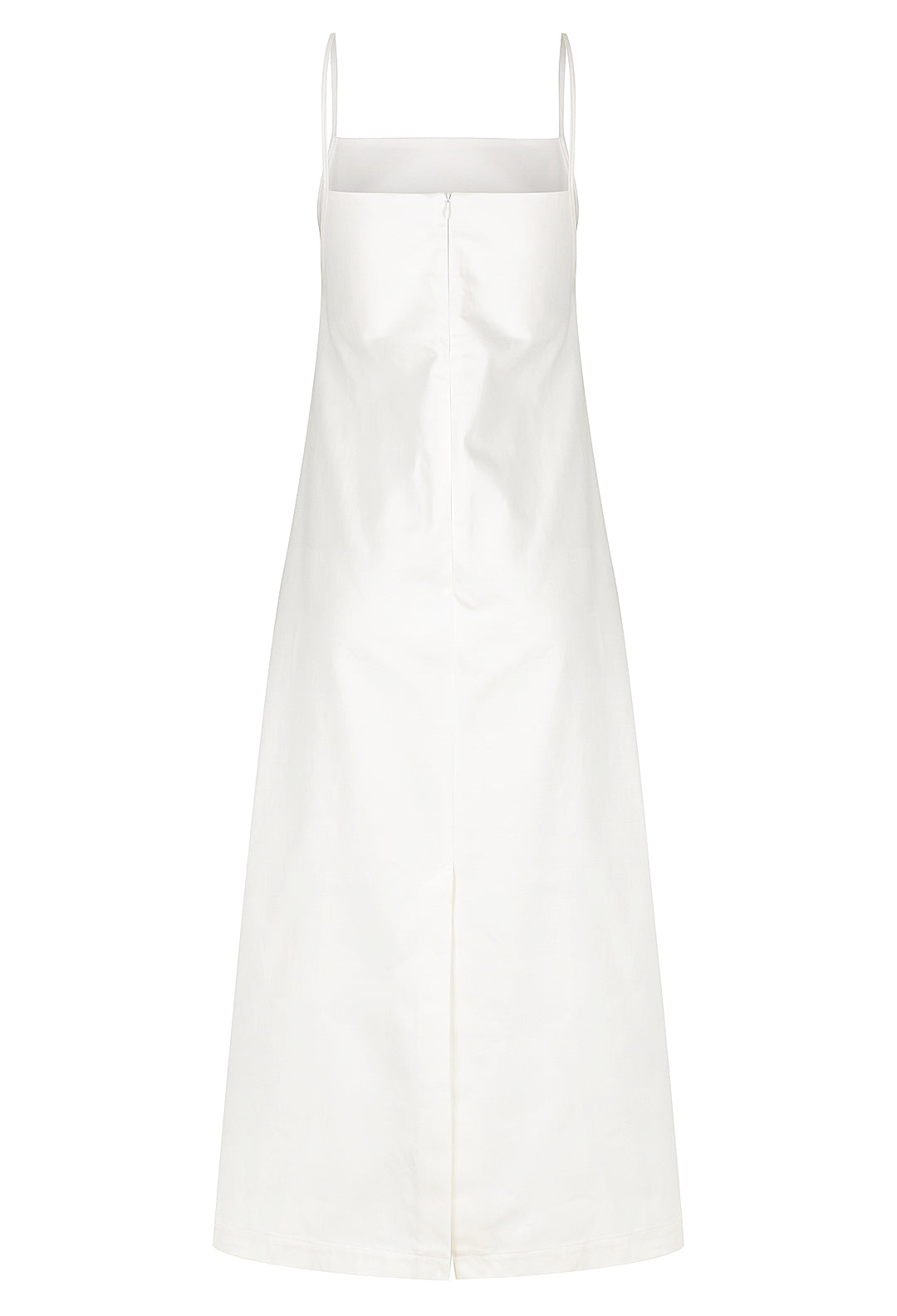 Cotton Canvas Slip Dress Natural