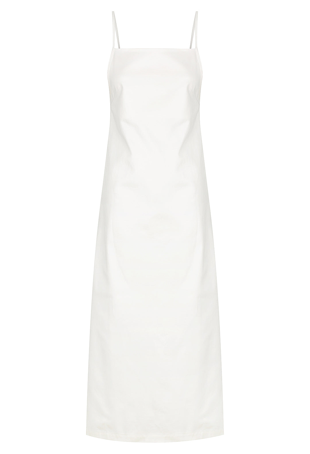 Cotton Canvas Slip Dress Natural