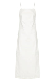 Cotton Canvas Slip Dress Natural