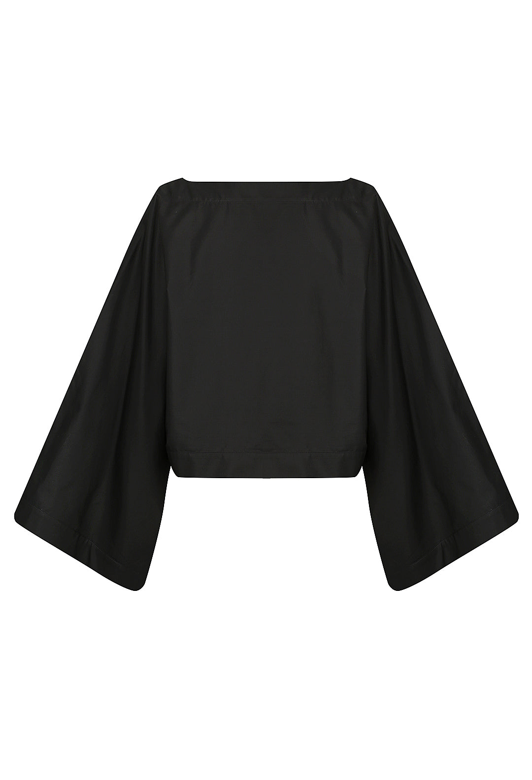 Cotton Cape Top Black