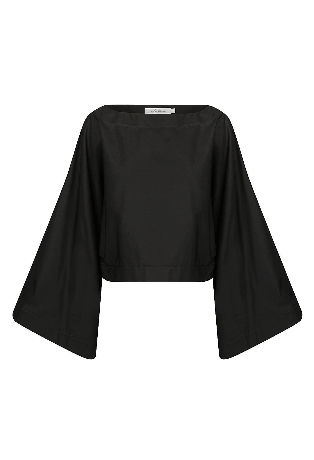 Cotton Cape Top Black