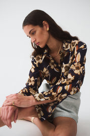 Cotton Voile Shirt Floral