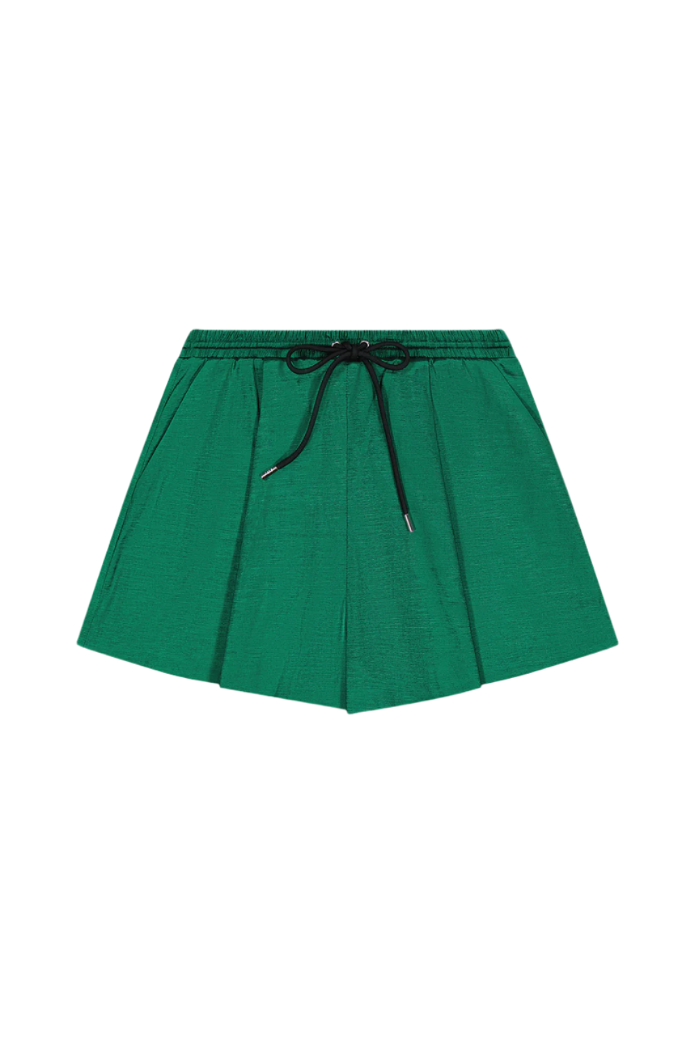 Drawstring Shorts Taffeta Emerald