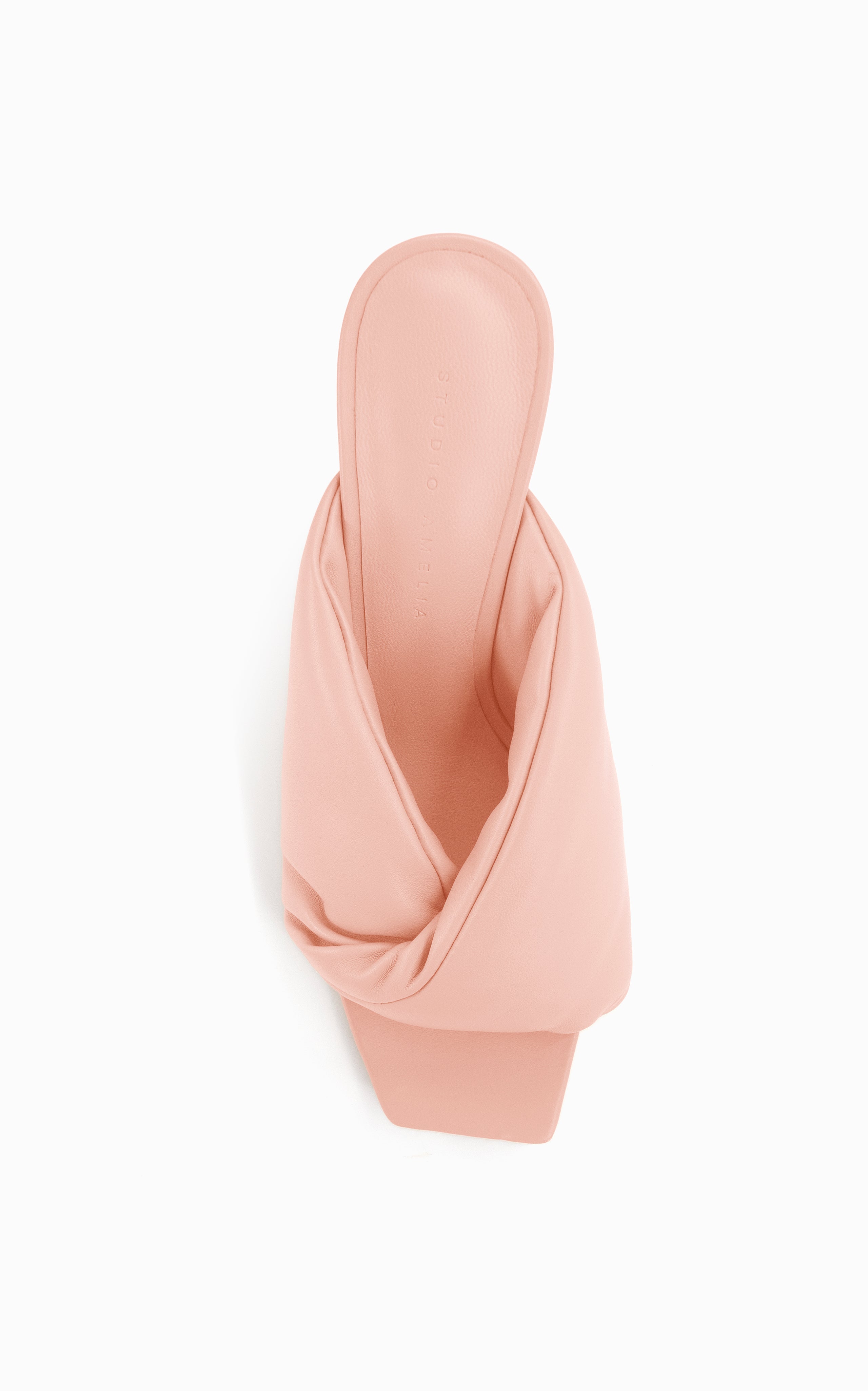 Croissant 90 Heel | Salmon