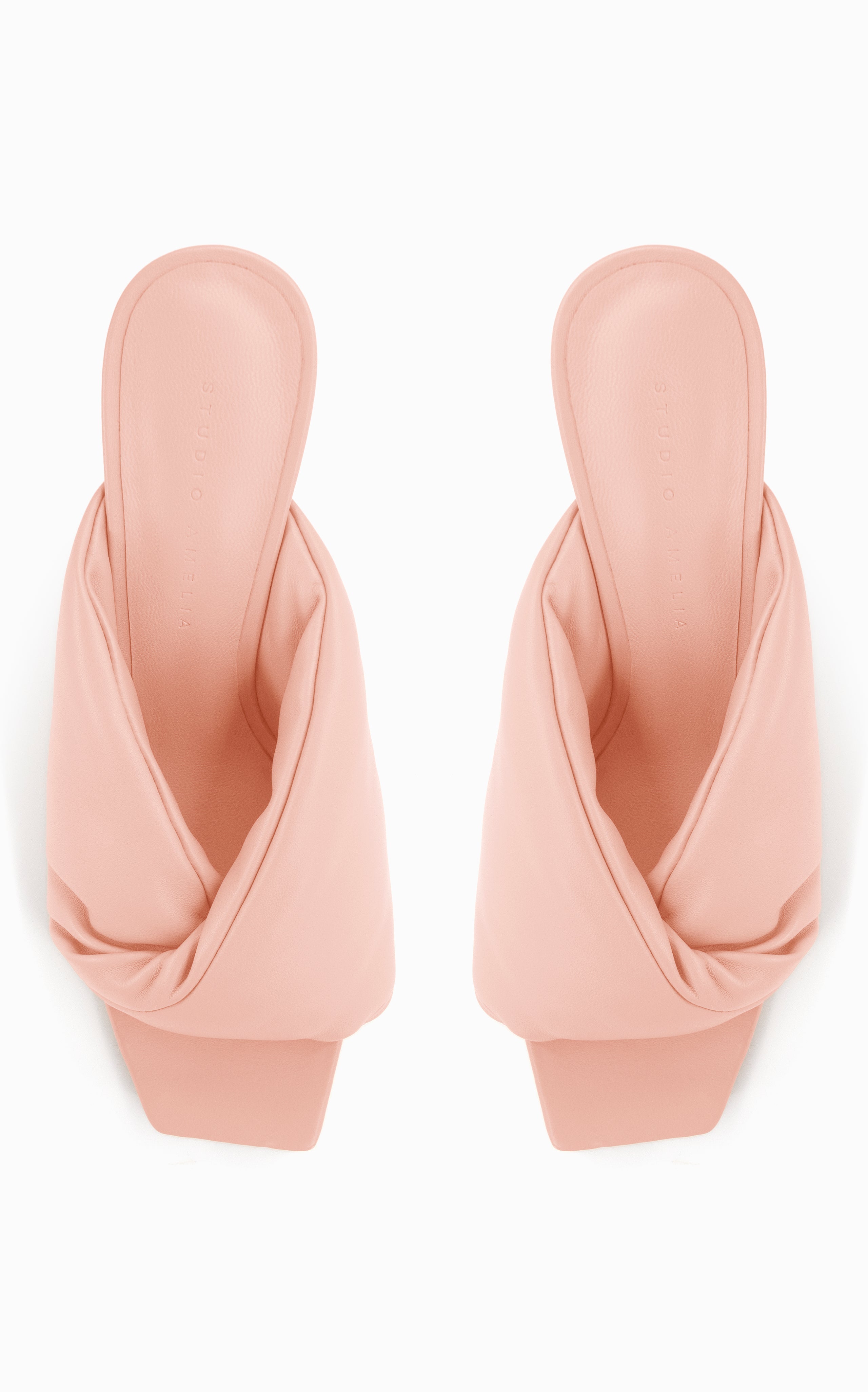 Croissant 90 Heel | Salmon