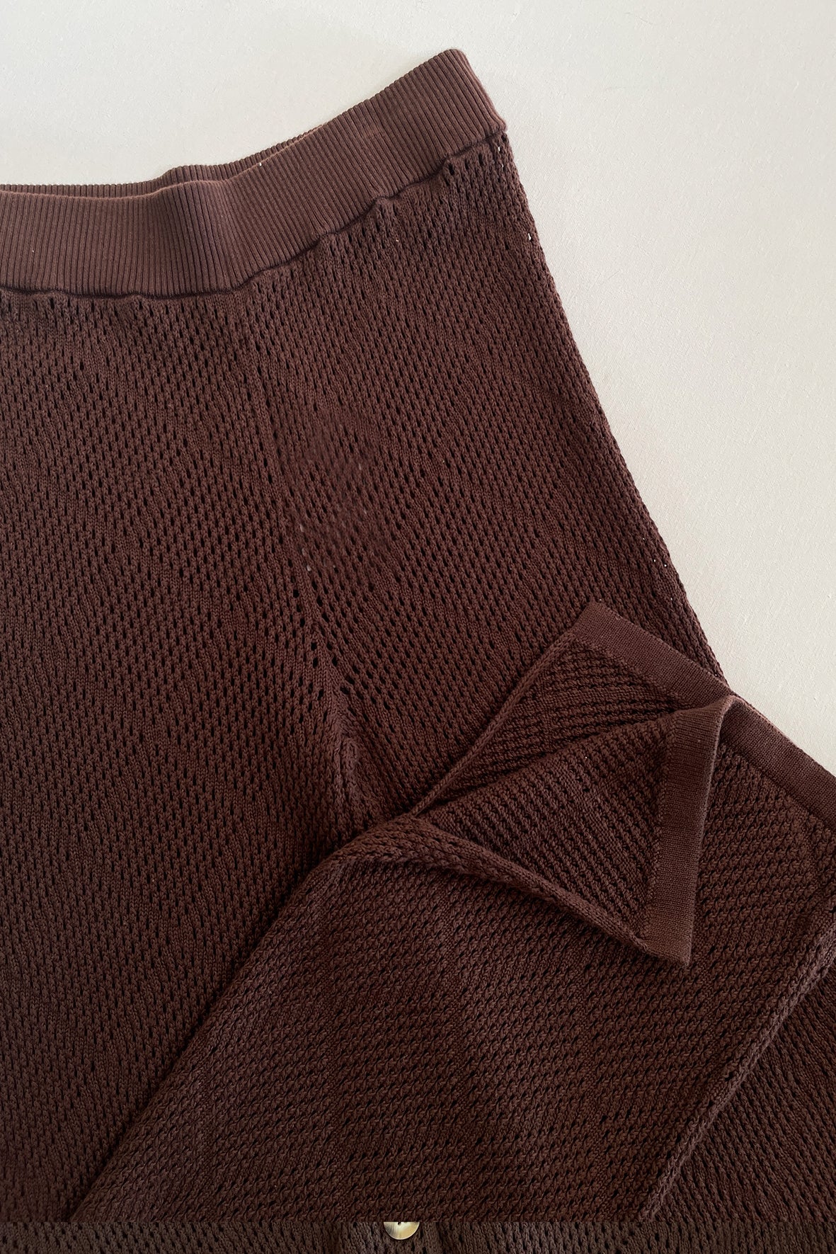 Ezra Organic Cotton Pant - Chocolate