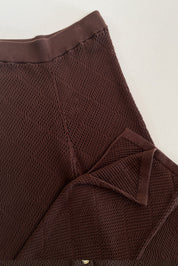 Ezra Organic Cotton Pant - Chocolate