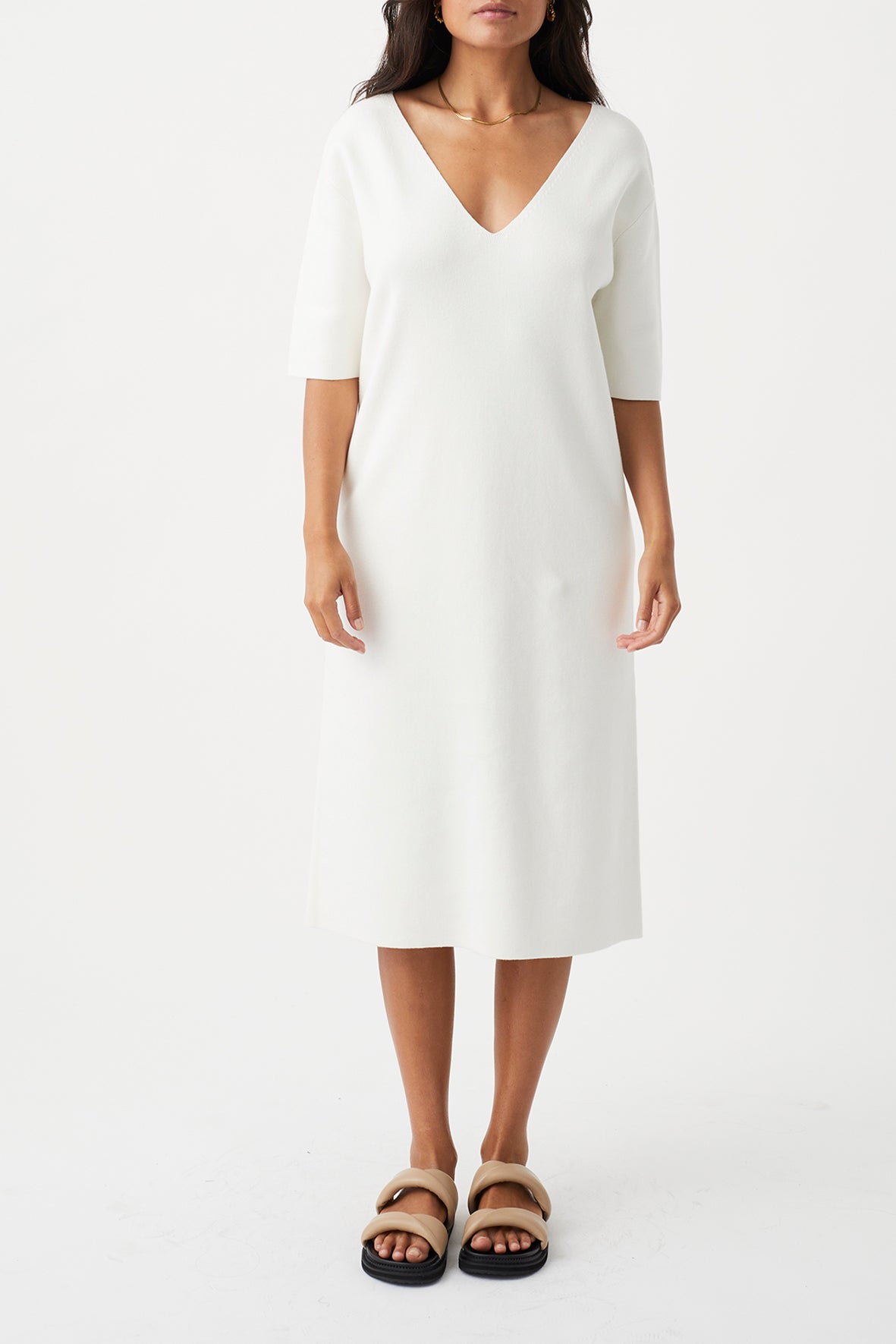 Bonnie Dress - Cream