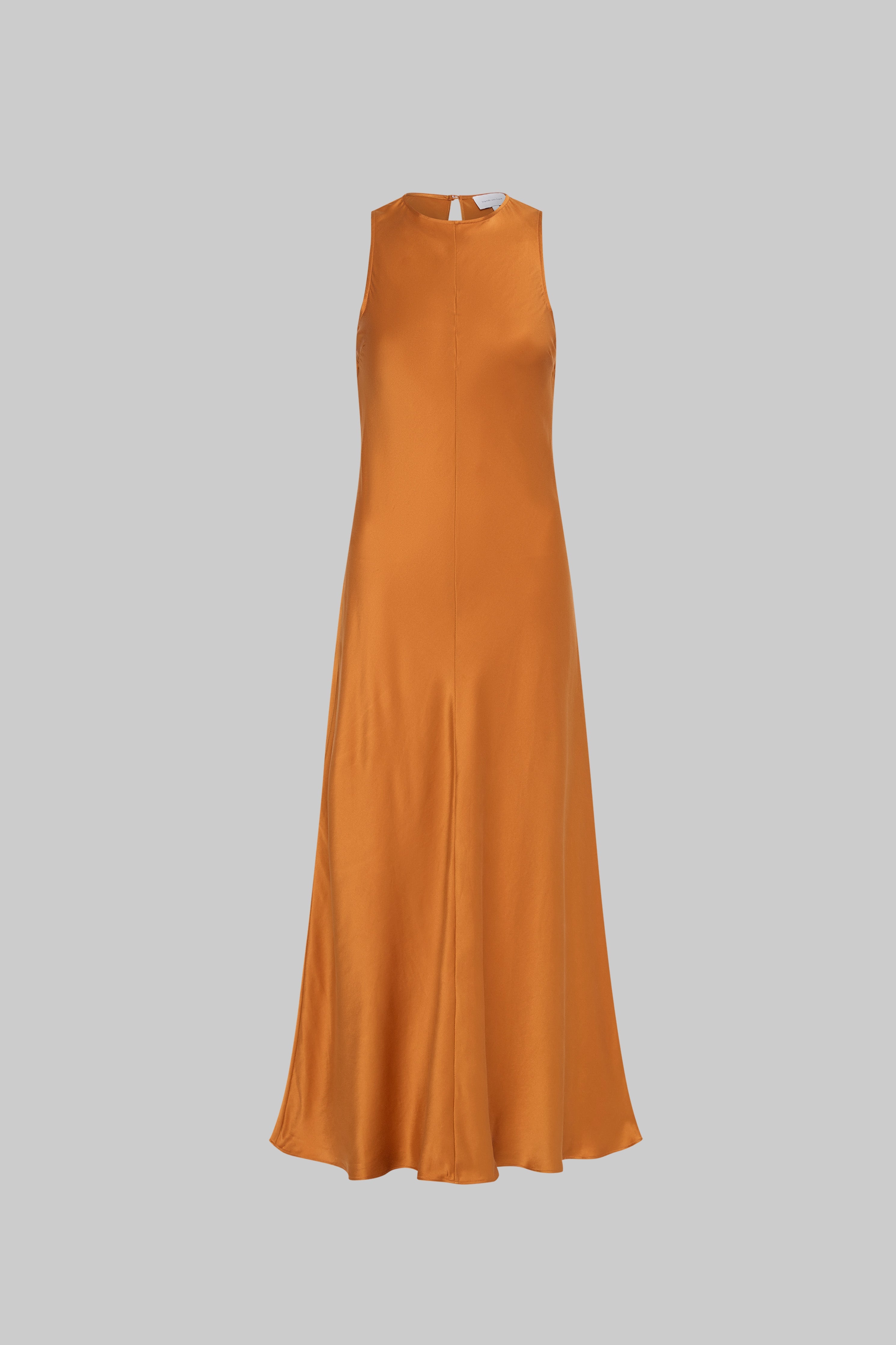 The Willa Dress - Tangelo Silk