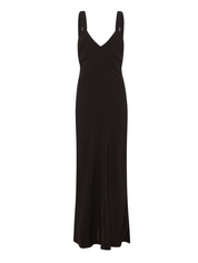 Ring Detail Maxi Dress - Black