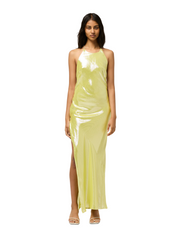 Hudson Bias Crystal Dress - Yellow