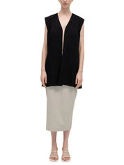 Oversized Vest - Black