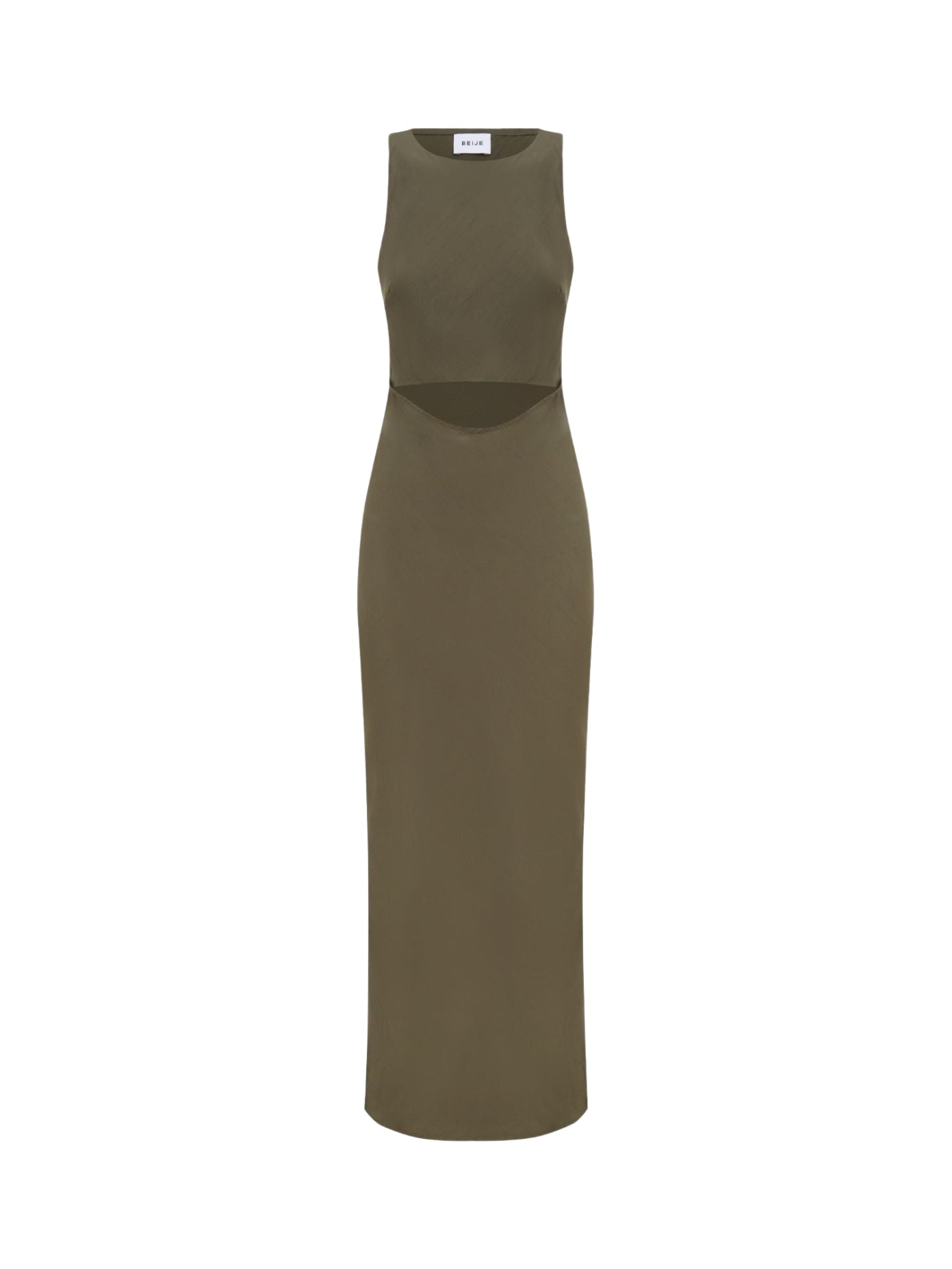 Bias Maxi Dress Kelp