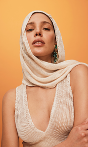 ALSISAR HEAD WRAP IVORY