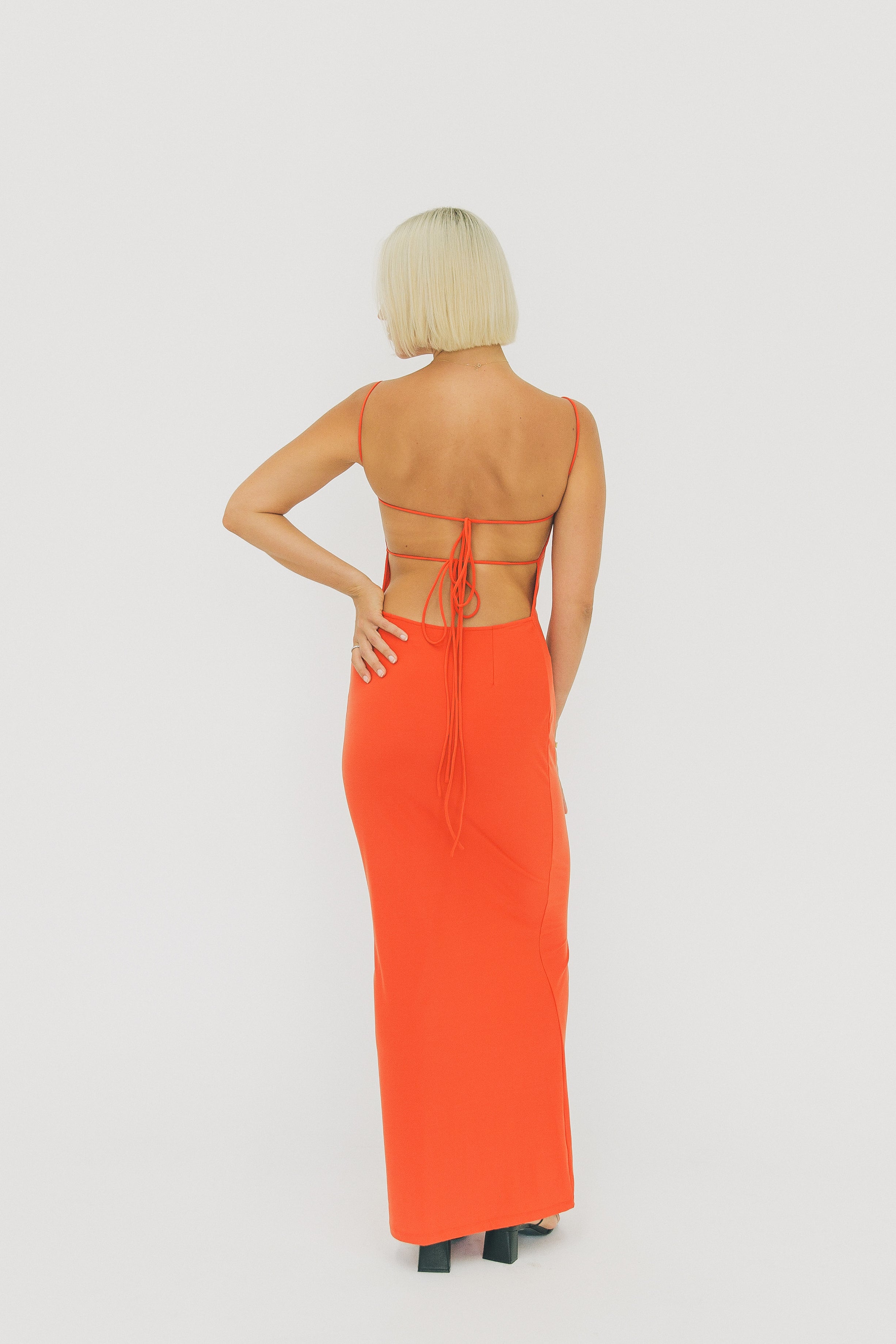 Tanaya Dress Orange