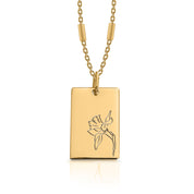 March (Daffodil) Birth Flower Necklace