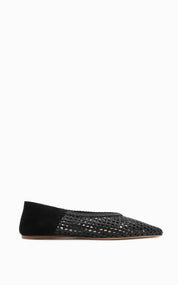 Lattice Babouche Slipper | Black