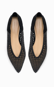 Lattice Babouche Slipper | Black