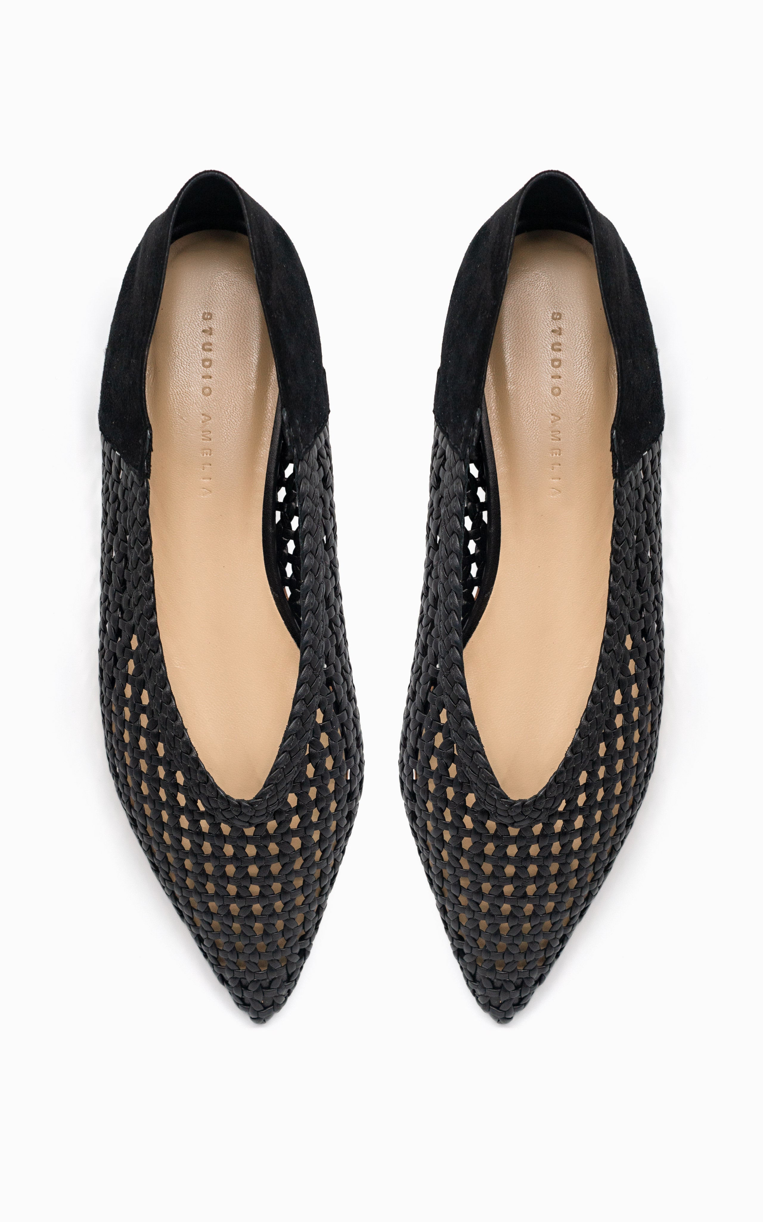 Lattice Babouche Slipper | Black