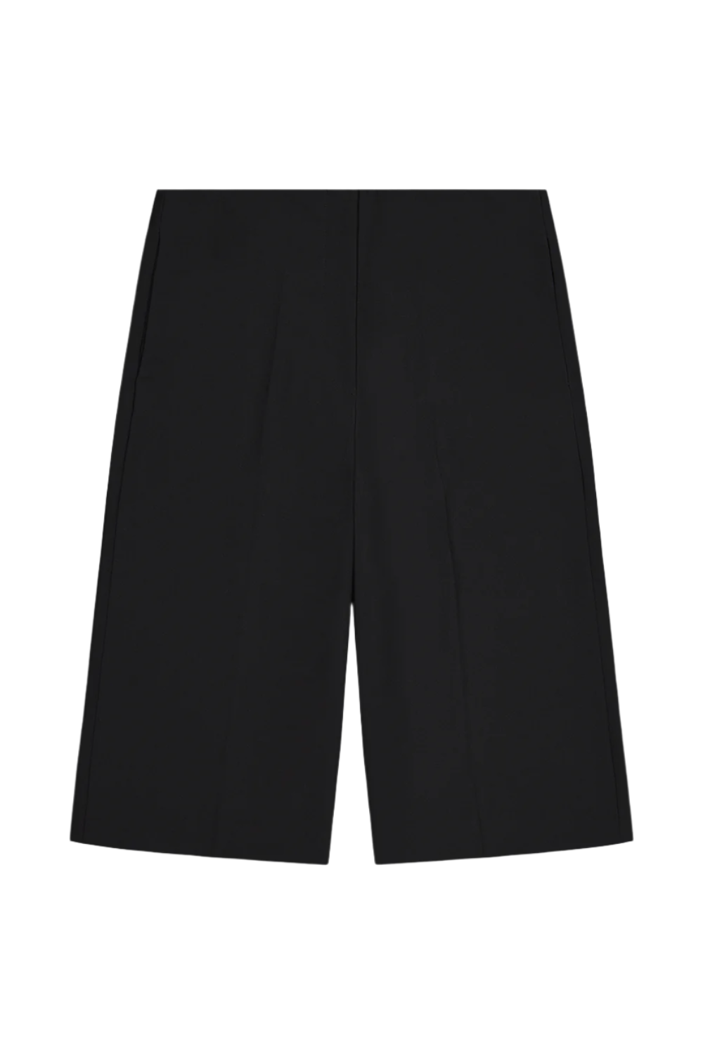 Long Tailored Shorts Black