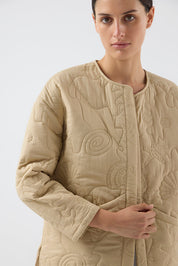 Lorenzo Quilted Jacket Sand