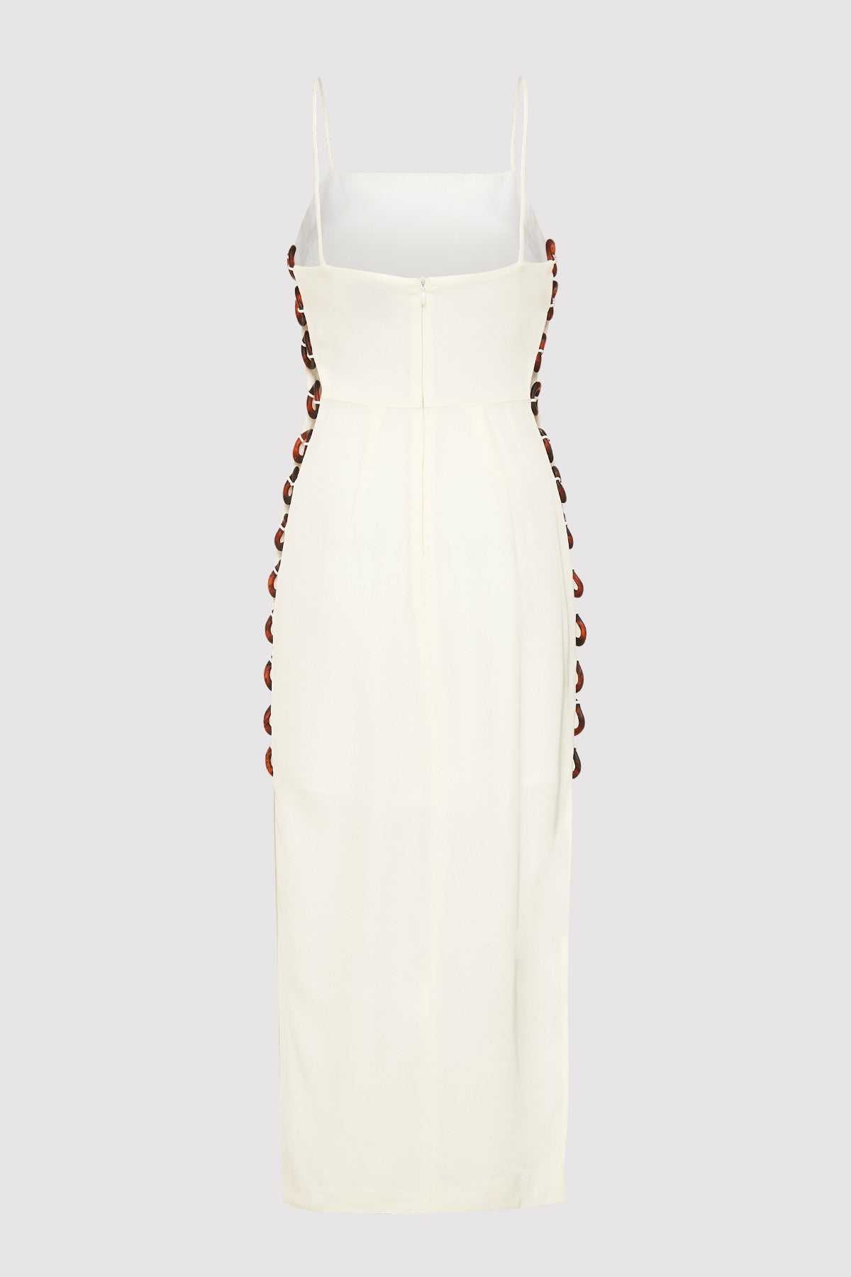 Link Detail Dress - Cool White