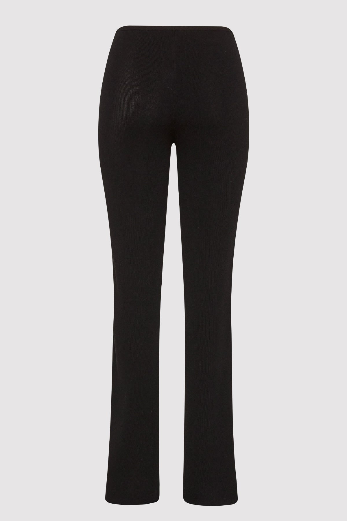 Low Waist Knit Pants - Black