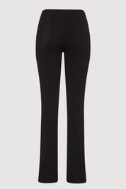 Low Waist Knit Pants - Black